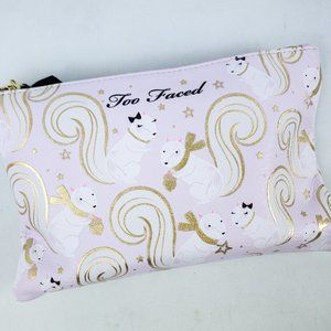 Too Faced Squirrel Make Up Bag NWT